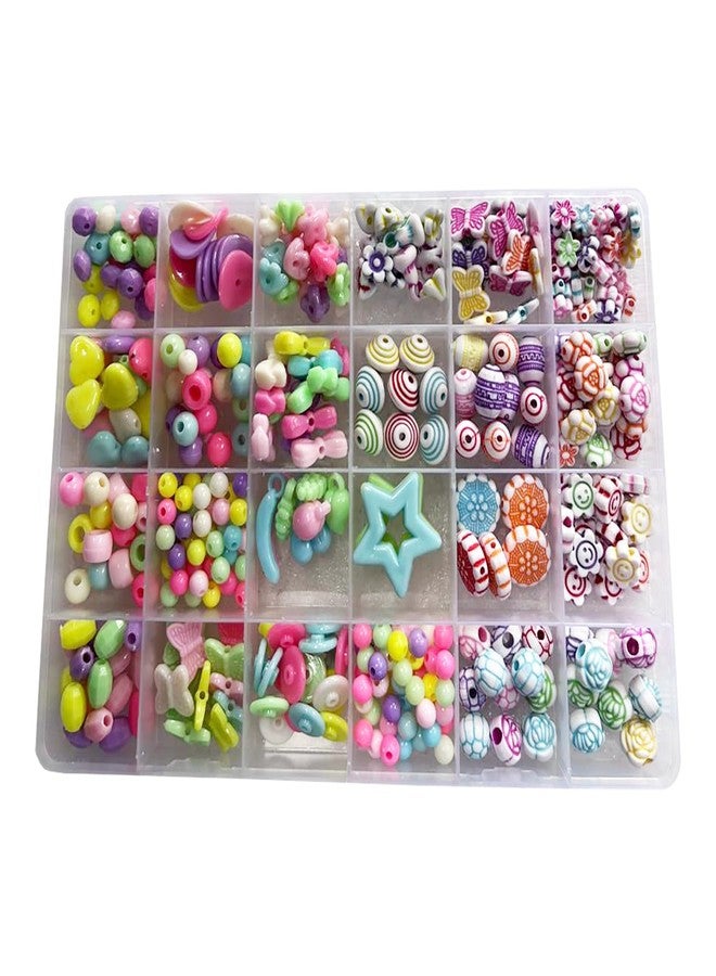 SYGA Beads for Kids Crafts Children's Jewelry Making Kit DIY Bracelets Necklace Hairband and Rings Craft Kits Birthday for 4, 5, 6, 7-Year-Old Little Girls-Multicolor (DIYBeadsSet-19) - Image 1